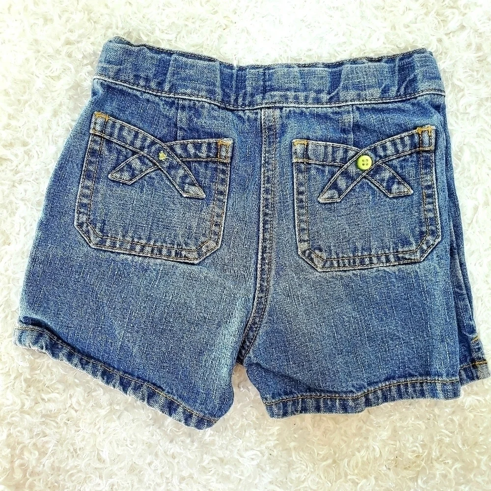 Gymboree Palm Tree Embroidered Jean Shorts